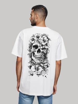 Skull | Oversize T-Shirt | White